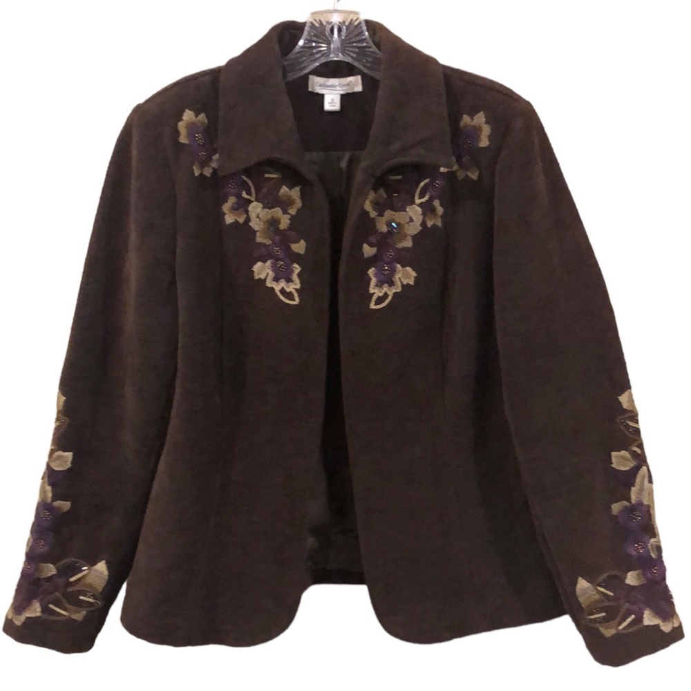 Coldwater Creek Embroidered Blazer